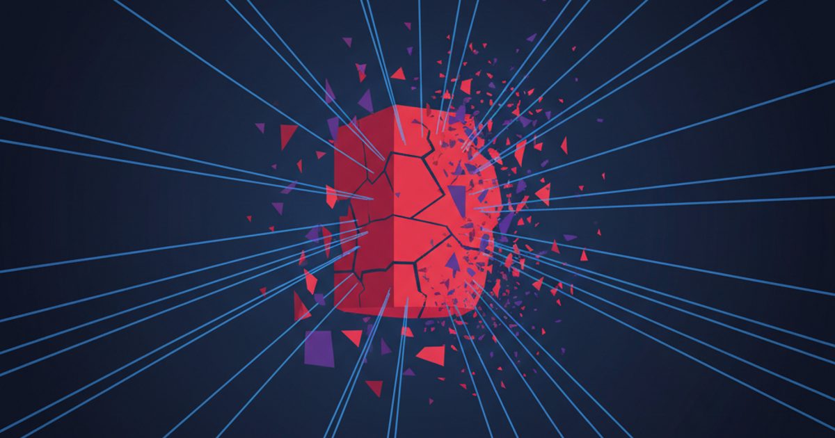 An abstract image representing a Telegram mass report tool targeting and taking down a malicious channel.