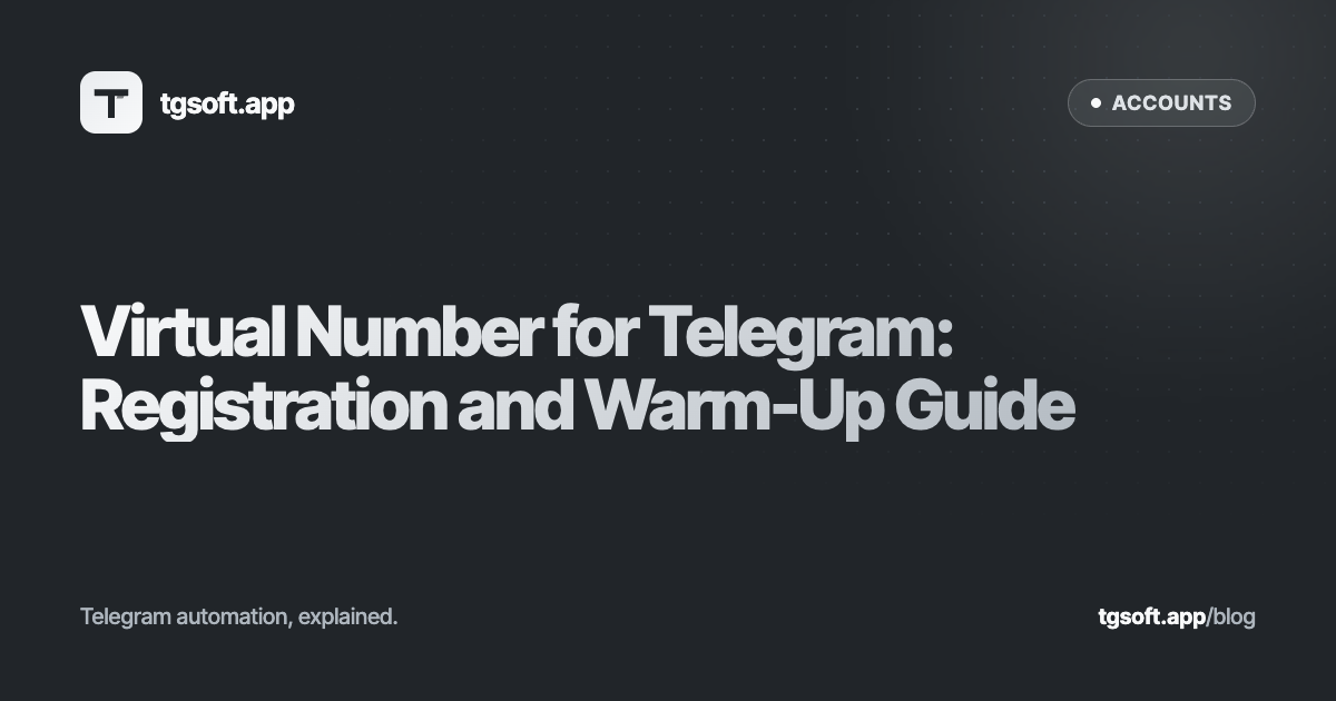 Smartphone showing a Telegram verification code next to a list of virtual phone numbers